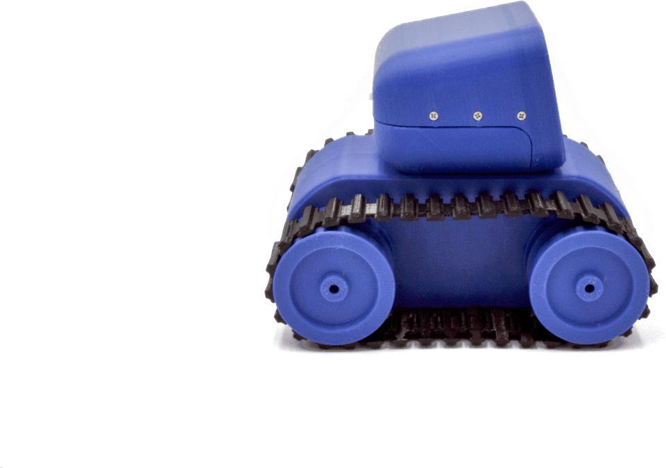 Treads Robot for grades K-3 seen from the side